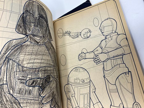 Vintage Star Wars Comic, Coloring, And Reading Book Lot - Picture 11 of 12