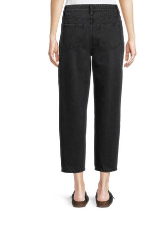 Time and Tru Women's Black High-Rise Barrel Jeans Size 18 Pants - Picture 4 of 7