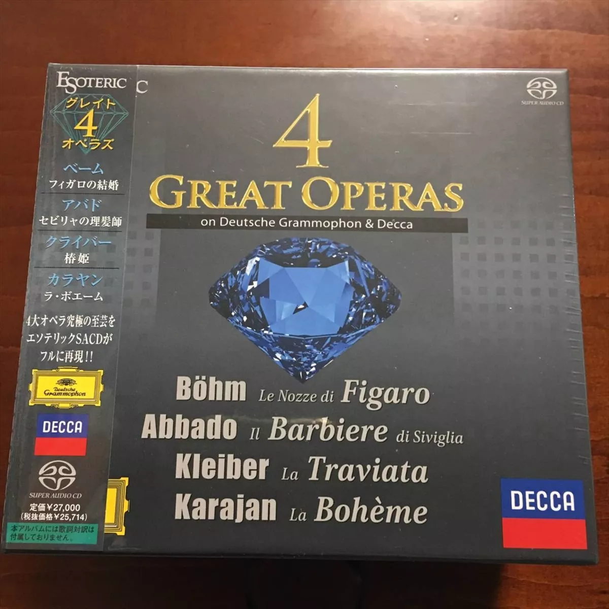 ESOTERIC SACD / CD Hybrid 4 GREAT OPERAS 9CD BOX Box set from JAPAN F/S NEW