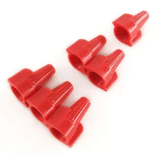 Twist Type Wire Connector Cable Nuts AWG 18-8 Winged UL Listed Red 500 pcs.