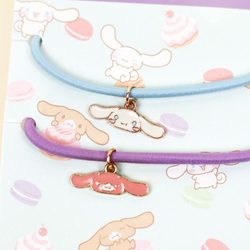 Banda de Dije de Personajes Sanrio Cabello Elástico + Juego de Pulsera Japón Nuevo - Imagen 18 de 20