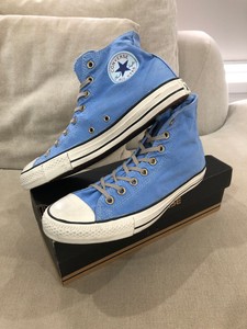 womens blue high top converse