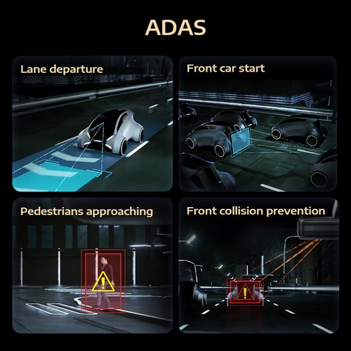 ARPHA 5K Dual Dash Cam 4K/1080P WI-FI ADAS GPS 64GB TF G-Sensor Parking Monitor - Picture 3 of 11