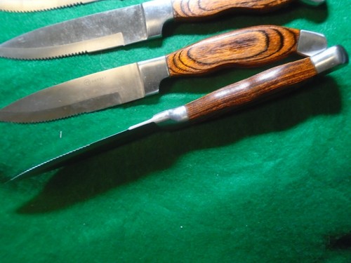 OutSet Verde Grande Steakhouse Steak Knives - Picture 5 of 8