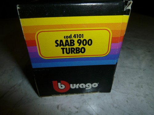 DE COLECCIÓN BURAGO 1983 SAAB 900 TURBO COD 4101 ESCALA 1,43 SIN USAR, EN CAJA - Imagen 4 de 4