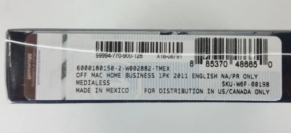 MS Microsoft Office MAC2011 Home And Business - Image 4 of 4