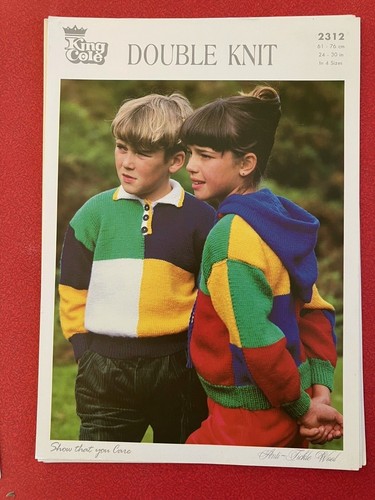 King Cole Knitting Patterns Child DK Jumper 680.6.5 - Picture 5 of 5