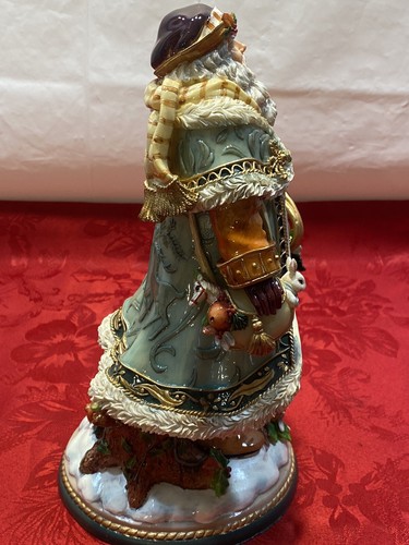 FITZ AND FLOYD Clairmont Santa Claus Figura Musical Navidad 2006, 9.5” Alto - Imagen 7 de 16