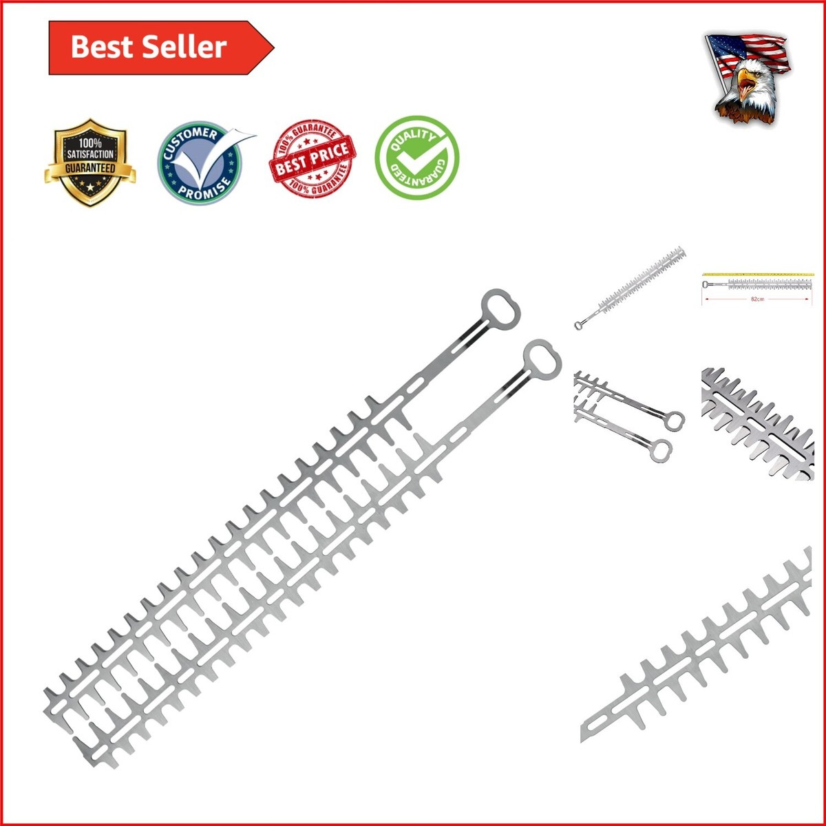 Replacement 24-Inch Blades for Stihl HS45 Hedge Trimmer - Laser 