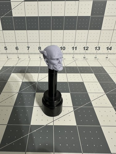 3D Printed - 1/12 Classic Captain America Headsculpt Marvel Legends Scale - Picture 5 of 5