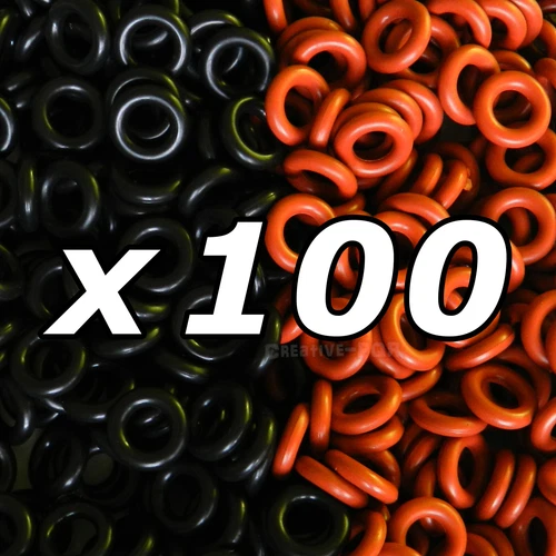 100 Fuel Injectors ORings Top and Bottom Seals suit Bosch Ford Holden