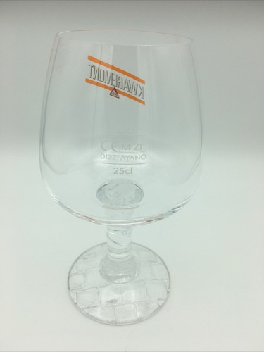 Kwaremont 33cl Belgian Beer Glass Nucleated Brand New Craft Ale Bar - Picture 4 of 5