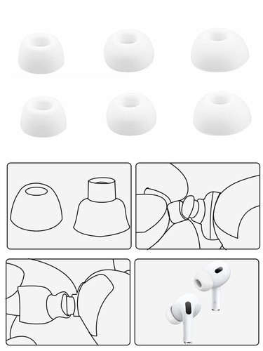 For Apple Airpods Pro Ear Tip Replacement Accessories Cover (S/M/L)* - Zdjęcie 10 z 13