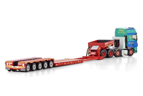 WSI MODELS DAF XF 8X4 SUPER SPACE CAB + 5 AXLE LOW LOADER ALLELYS 01-4496 - Picture 3 of 4