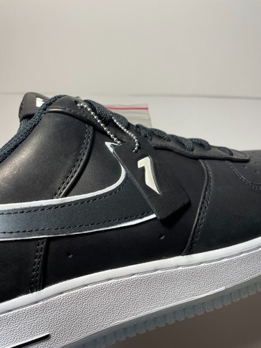 DS BRAND NEW 2019 NIKE AIR FORCE 1 LOW COLIN KAEPERNICK SIZE 10.5 3M BLACK OG 10 - Picture 10 of 11