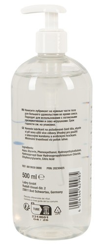 Gleitgel Wasserbasis Gleitmittel Sex Lubrikant Just Glide 500 ml Gleitcreme Gel - Bild 8 von 24