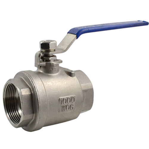 1/4"-2" 1/2" BSPT Threaded Full Port 2 piece Ball Valve Stainless Steel SS 316 - Picture 11 of 20