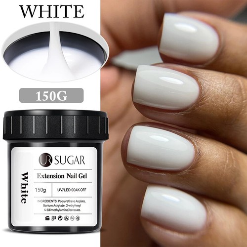 Hot 150g Quick Extension Gel Finger French Hard Gel Nail Art Design Manicure New - Picture 10 of 23