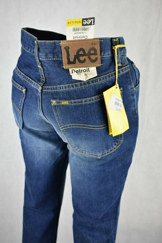 Jeans Uomo Lee Detroit Dritto Regular Vita Alta Taglia W 28-29-30-31-32-33 34 - Foto 36 di 42