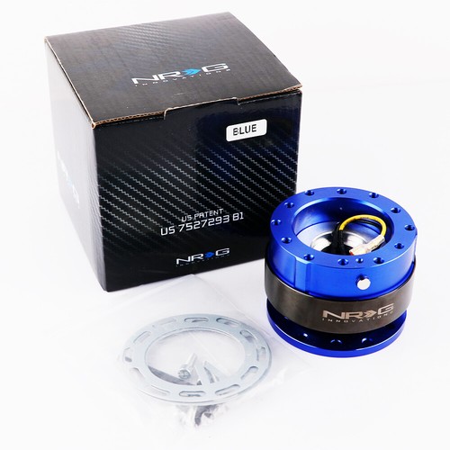 Gen2.0 NRGDING SOUND Steering Blue Wheel Quick Release Hub Snap Off Boss Kit