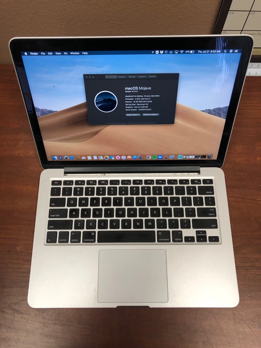2014 Apple MacBook Pro 13.3 Inch Laptops for sale | eBay