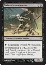 Light Play, English MTG Regular Twisted Abomination Conspiracy Magic the Gatheri