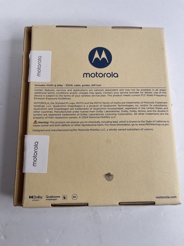 Moto G Play | 2024 | 4/64 Go | Appareil photo 50 Mpx | Bleu saphir, boîte ouverte, testé - Photo 4/6