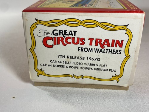 WALTHERS HO Scale 1967A -1967J (no D) GREAT CIRCUS TRAIN KITS LOT of 9 BOXED NIB - Picture 13 of 20
