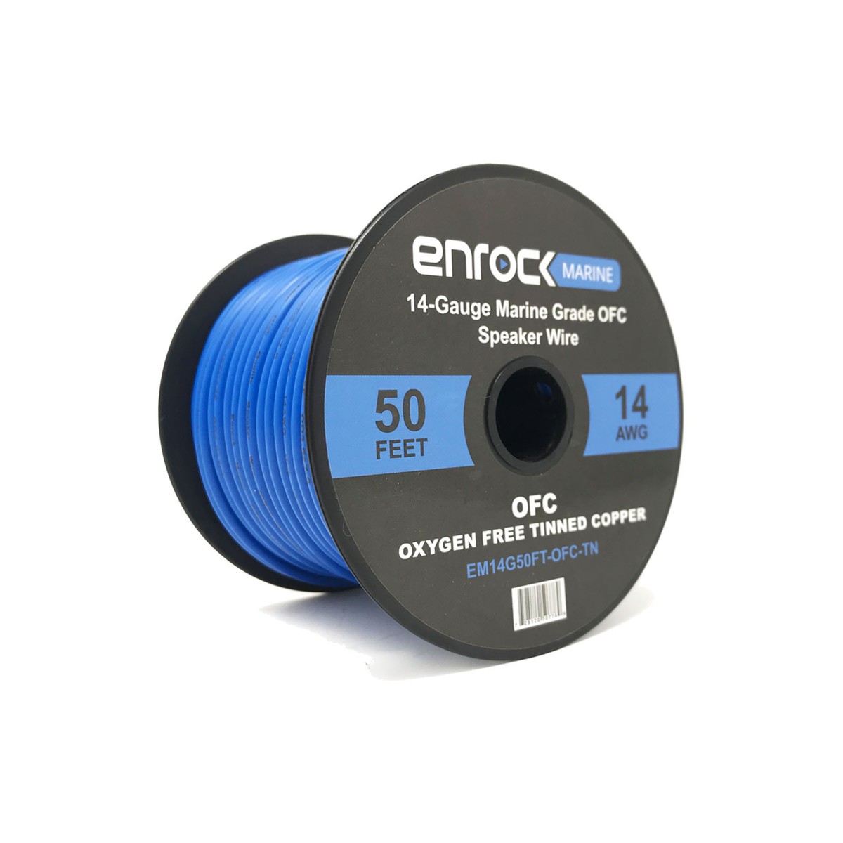 Enrock 16 Gauge 50 Feet Tinned OFC Speaker Wire Cable