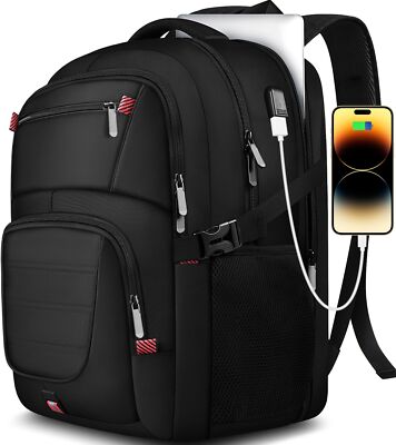 Extra Large Backpack, 50L Travel Backpack, 17 inch Laptop Backpack for Men, T...