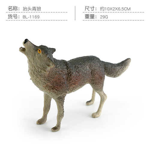 Simulationwild animalS Wolves Animal Miniature Art Toy Figure 10pcs - Picture 11 of 16
