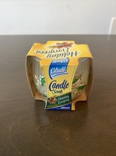 Vintage Glade Holiday Evergreen Glass Jar Candle 4 oz Christmas Scented 2001 NOS