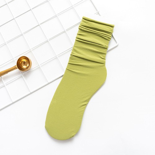 Damen Socken Sommer Frühling dünne lange Socken lose atmungsaktiv bonbonfarben atmungsaktiv - Bild 33 von 36