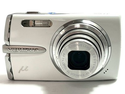Olympus µ1020 10MP 7x Compact Digital Camera White From JAPAN