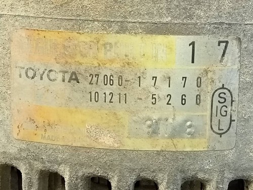 2706017170 ALTERNATEUR / P3-A5-29-2 / 1012115260 / 2518951 POUR TOYOTA LAND CRUI - Bild 6 von 7