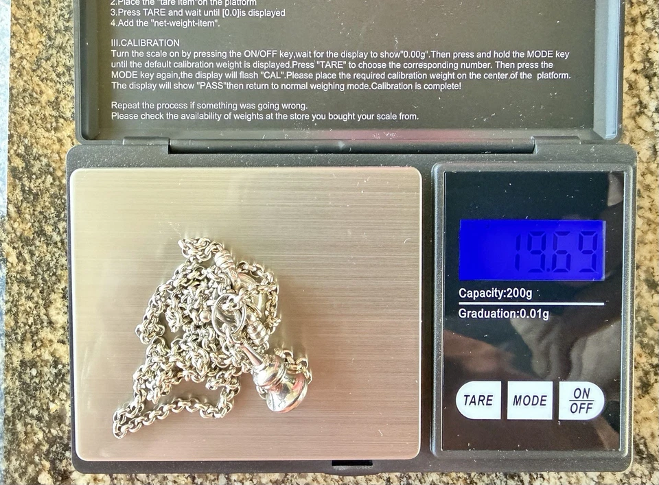 Серебро 925 звеньев Лондона Belcher 24 в Rolo ожерелье Annoushka купол подвеска - Изображение 2 из 4