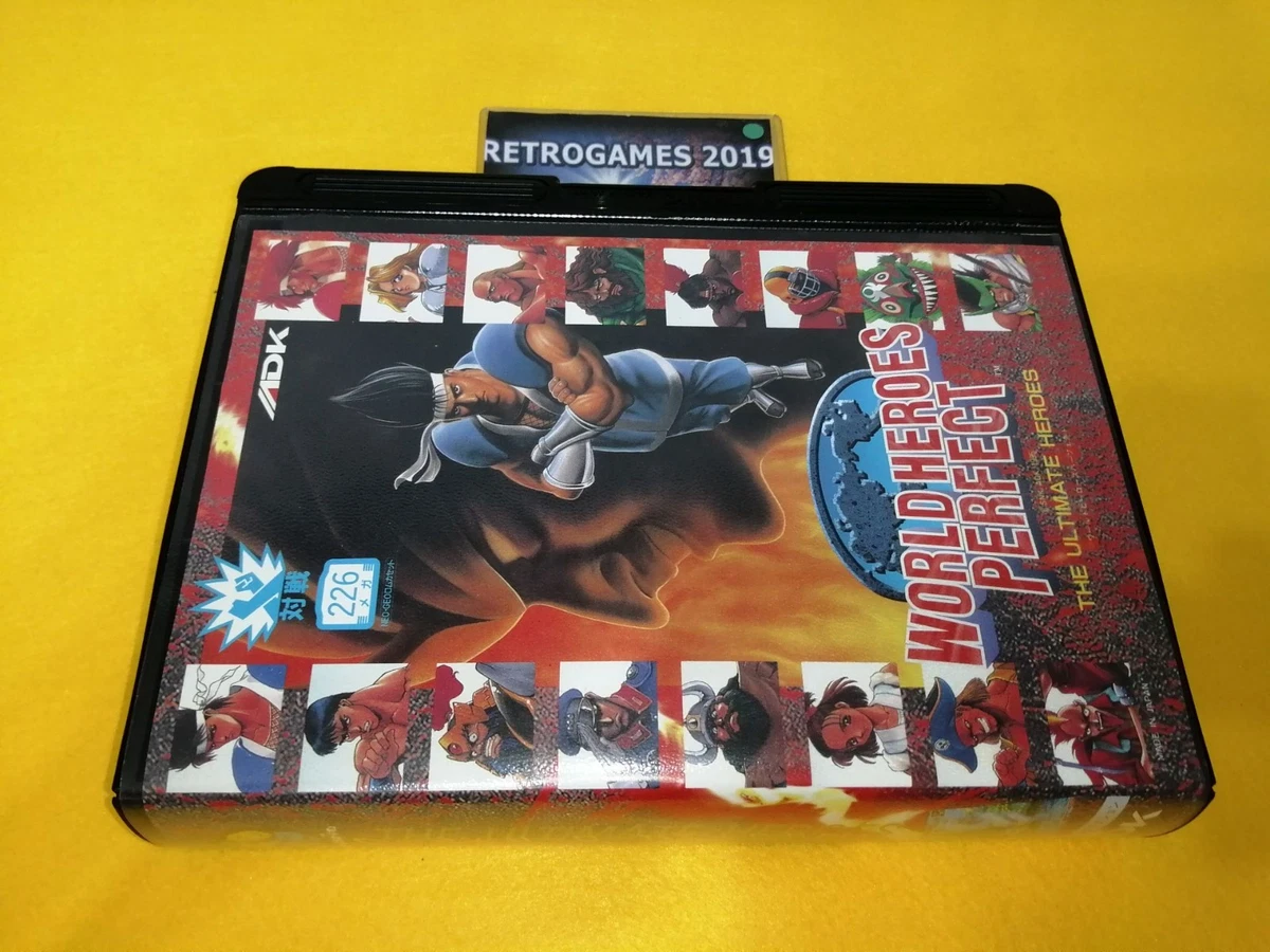 World Heroes Perfect – Kit MVS Neo Geo (SNK) – 100% Original