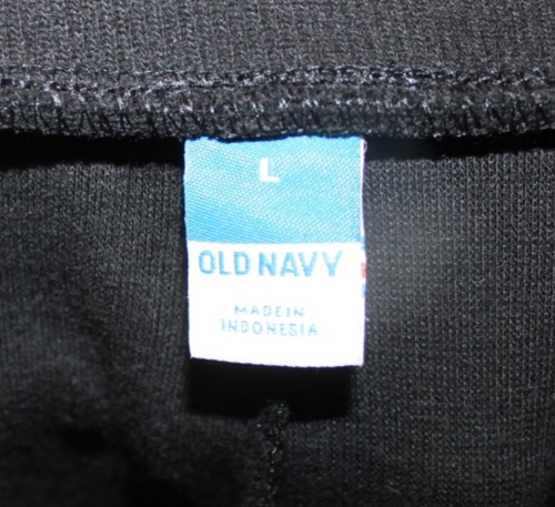 Old Navy Women's Black Ribbed Knit Elastic Waistband Pencil Midi Skirt Size L - Picture 3 of 3