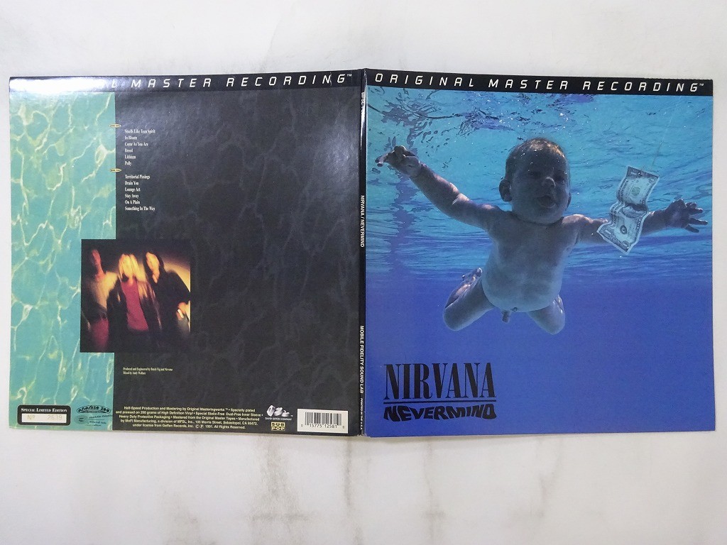 Nirvana Nevermind DGC MFSL 1-258 US numbered,200g VINYL LP