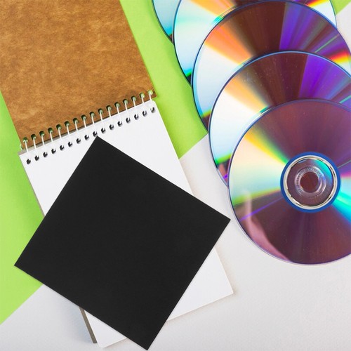 12 Pcs CD Storage Bag Blank for Burning Music Paper Sleeves Rack Envelopes - 第 5/12 張圖片
