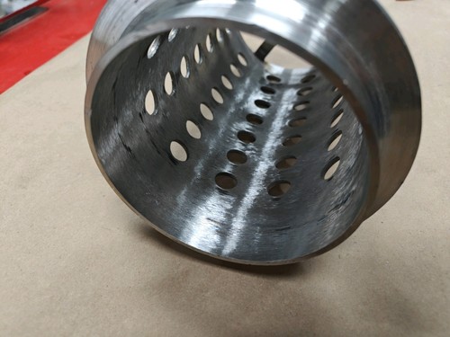 Perforated Flask 4" x 8" Casting Flask Vacuum Casting Stainless 1/8" Wall - Picture 6 of 9