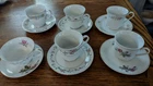 LOT OF 6 VINTAGE TEA CUPS/SAUCERS - All are MATCHED - Economy Selection