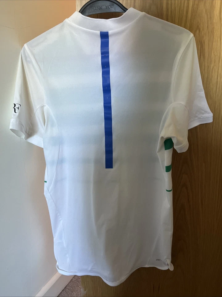 Nike Dri-Fit Tennis Shirt Roger Federer Rare Official Tennis Shirt Size S Small - Image 4 of 4