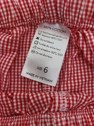 Matilda Jane Polka Dots & Generic Red Plaid Ruffle Pants (2 Pair) Size 6 *READ - Picture 6 of 10
