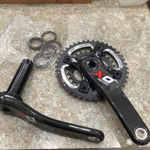 SRAM Truvativ XO 175mm 42/28 2x10 Carbon BB30 Mountain Bike Crankset + Bearings - Picture 1 of 10
