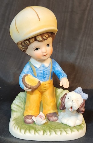 3er Set Junge mit Welpe, Mädchen mit Welpe, Mädchen mit Kätzchen Figuren - Bild 7 von 9