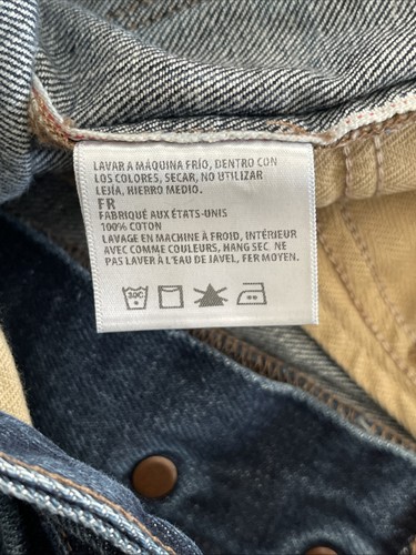 Freenote Cloth Trabuco Denim Blue Jeans Men size W29 L30 Selvedge - Picture 19 of 20