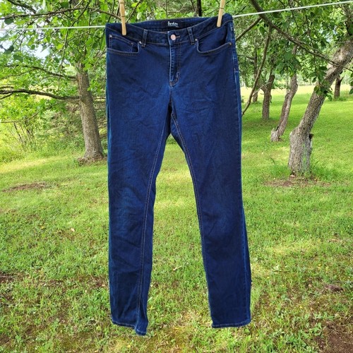 Boden Women's Jeans The Trafalgar Straight Leg size 8L Long Dark Wash British