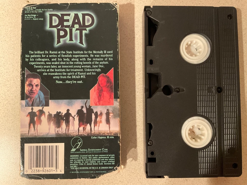 Dead Pit (VHS, 1990) Jeremy Slate, Steffen Gregory Foster, Cheryl Lawson - Image 2 of 3