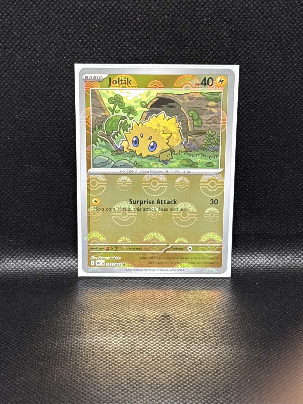 Pokémon White Flare Joltik 033/086 (Pokeball Pattern) Holo NM